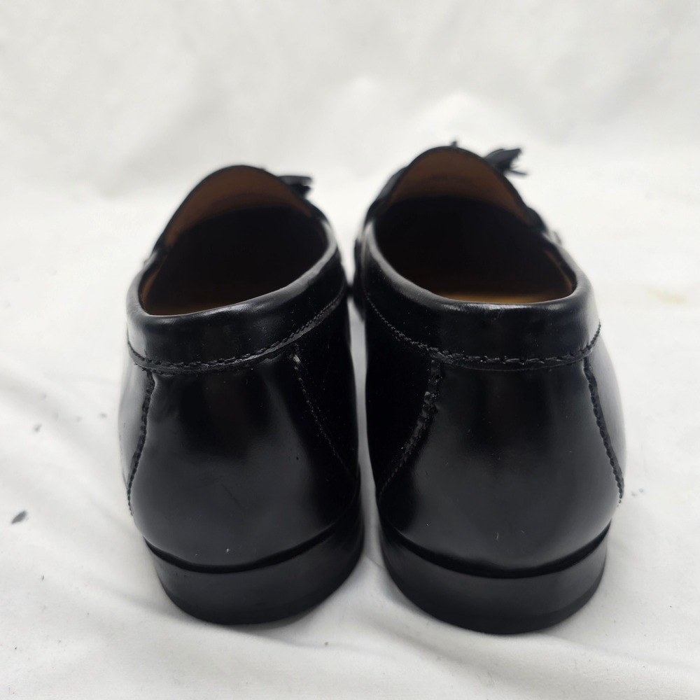 Cole Haan Nike Air Tassel Loafers Mens 9 Black Leather Preppy Dress Shoes C06587 - Picture 6 of 7